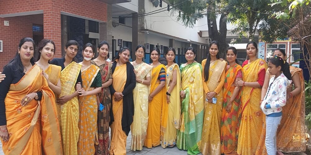 in Banda Saraswati Puja celebrated on Basant Panchmi in All school of Banda