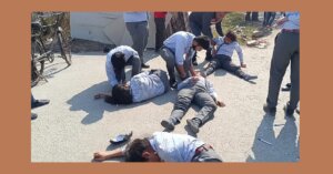 Car driver crushed 6 girl students in Moradabad, 3 seriously injured