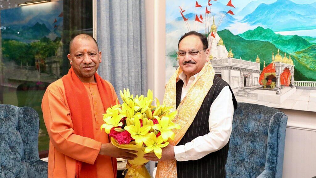 CMYogi reached Delhi, special discussion during meeting with JPNadda