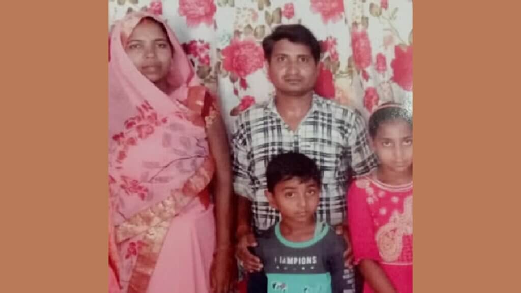 Family falls into canal along with bike in Barabanki