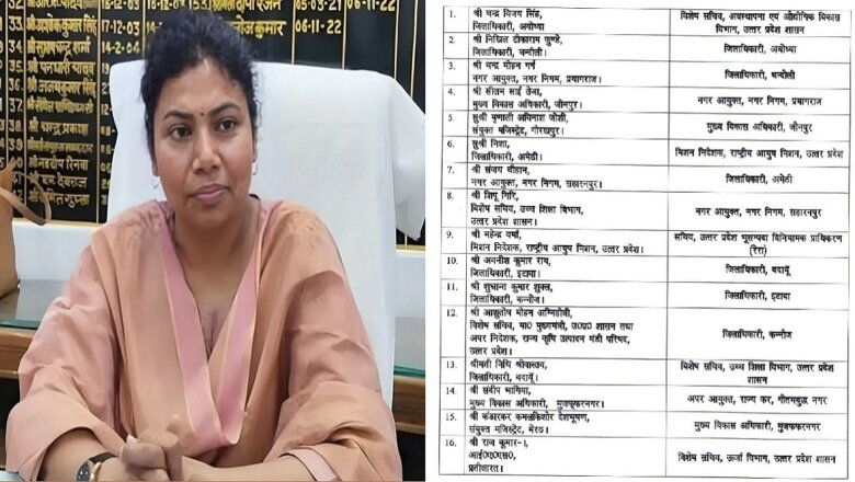 यूपी में 6 डीएम समेत 16 IAS अफसरों के तबादले, अयोध्या-बदायूं के डीएम बदले