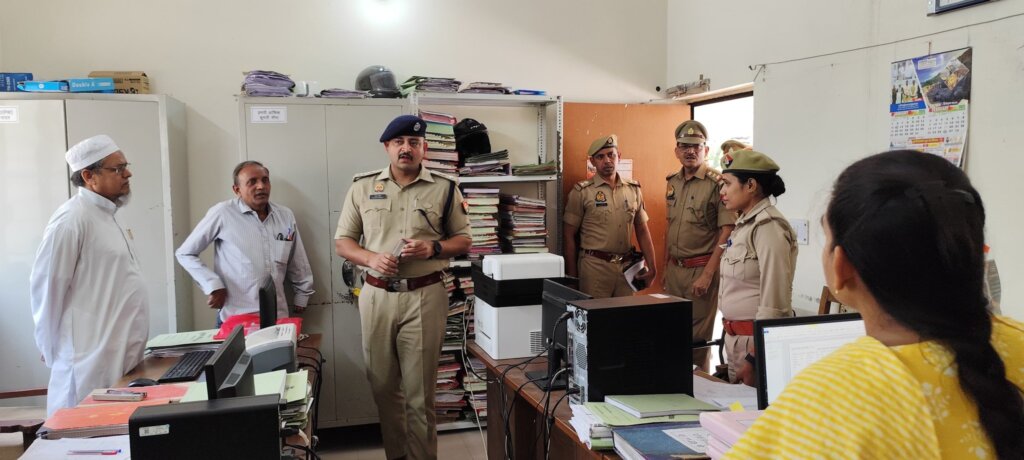 Newly appointed Superintendent of Police Palash Bansal took charge