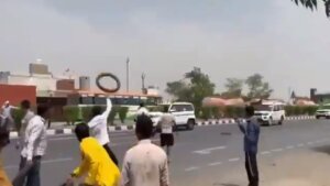 SP MP Ramjilal Suman attacked by Karni Sena again