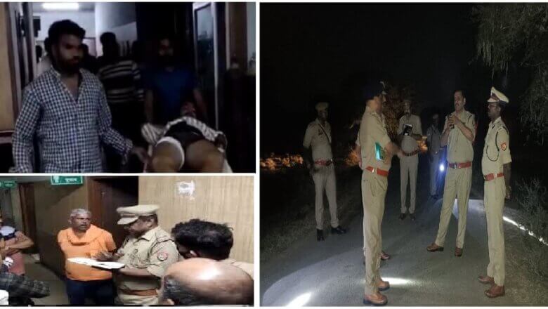 गोली मारकर सर्राफ बाप-बेटे से लाखों के जेवर-नगदी लूटी, DIG और SP मौके पर पहुंचे