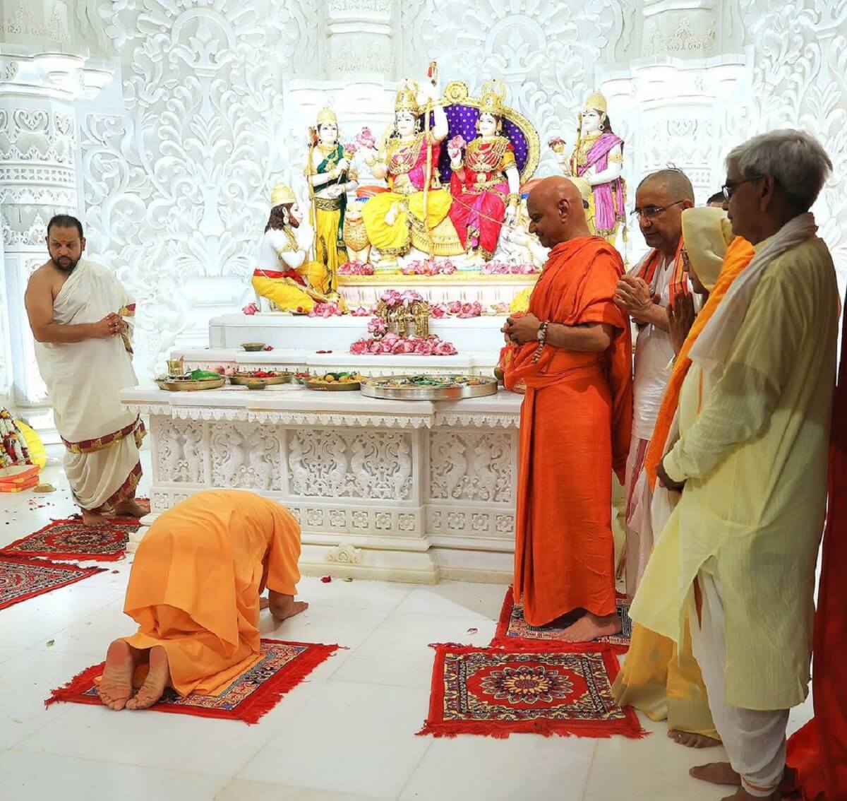 CM Yogi did Pran Pratishtha in Ayodhya