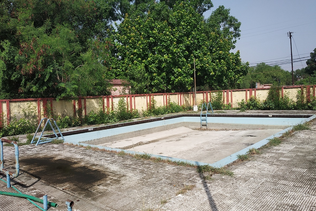 Banda: swimming pool of stadium hasbeen in bad condition for 13 years