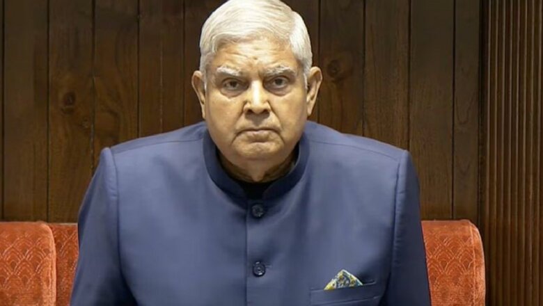 Vice President Jagdeep Dhankhar resigned