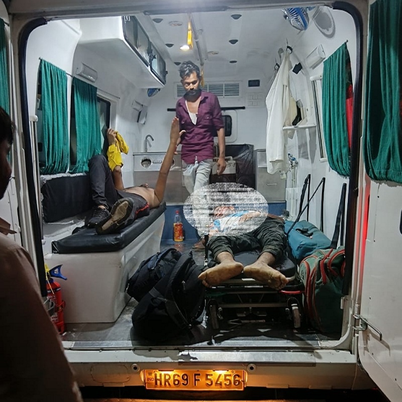 in Banda Accident on Bundelkhand Expressway-one bike rider died and four injured
