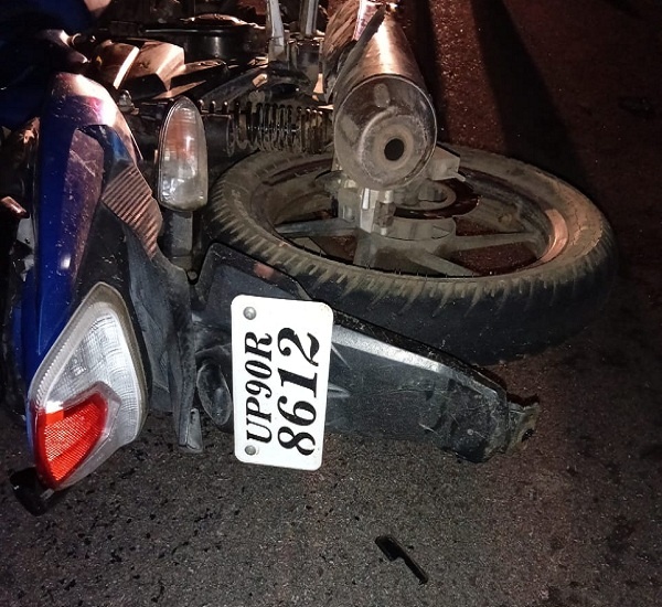 in Banda Accident on Bundelkhand Expressway-one bike rider died and four injured