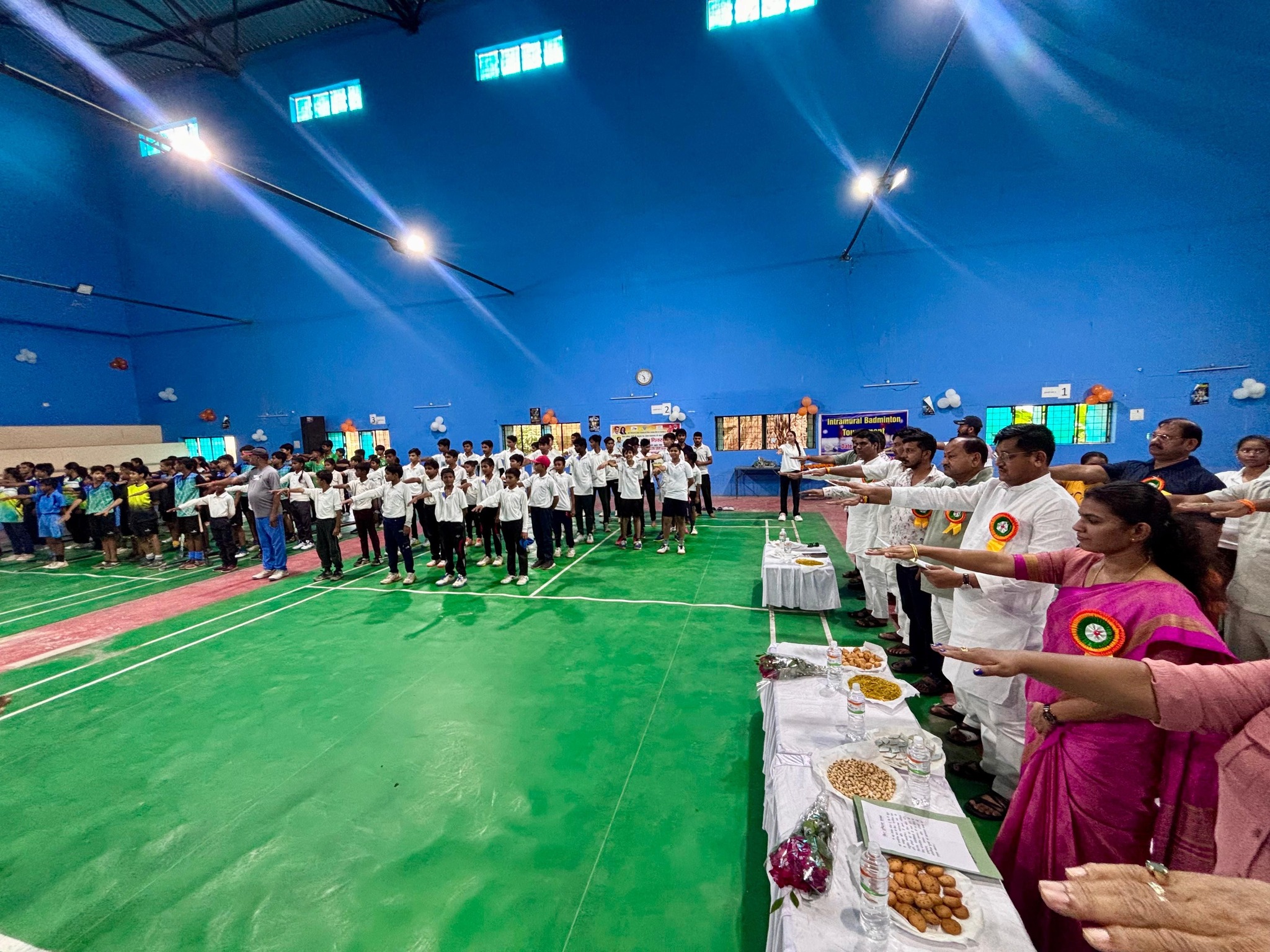 National Sports Day: Minister Ramkesh Nishad honored players
