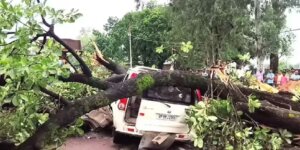 Accident in Chitrakoot retired IFS officer of Banda and his wife died