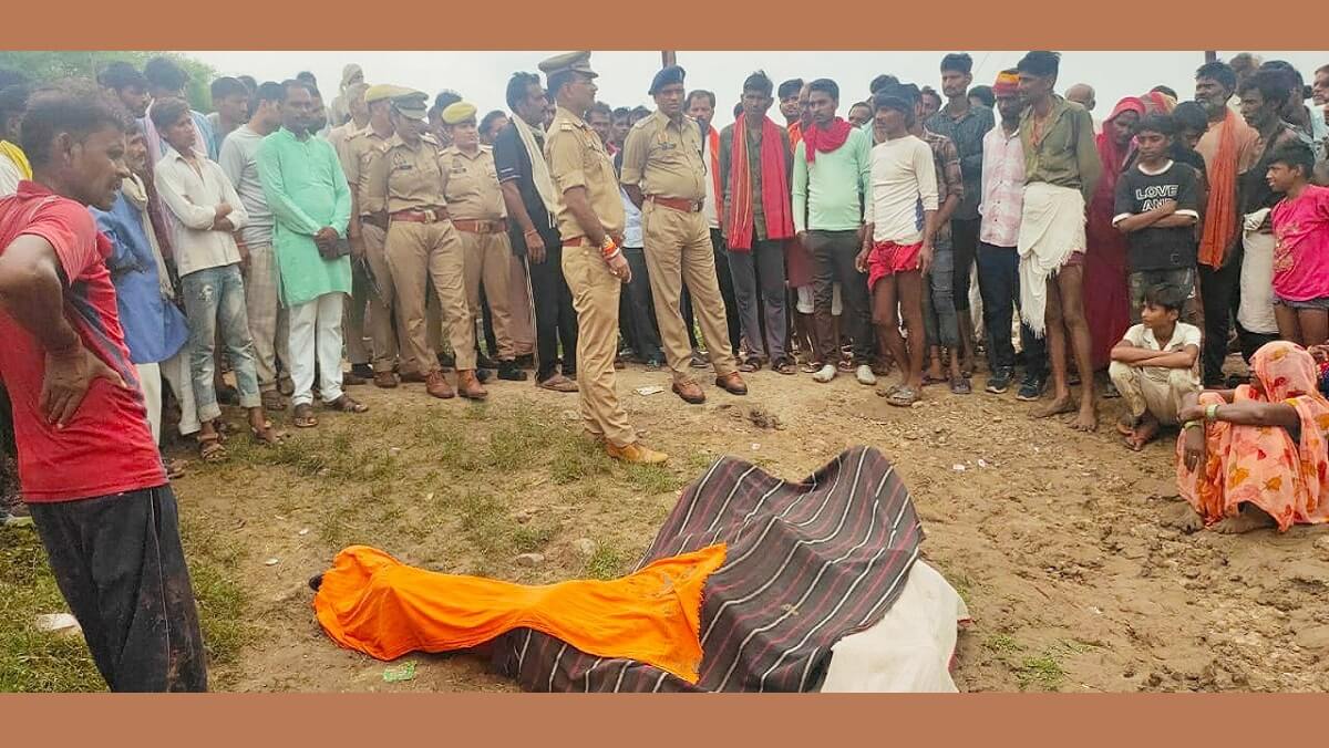 woman jumped into canal with 3 children tied to her-dead bodies of all four were found in Banda