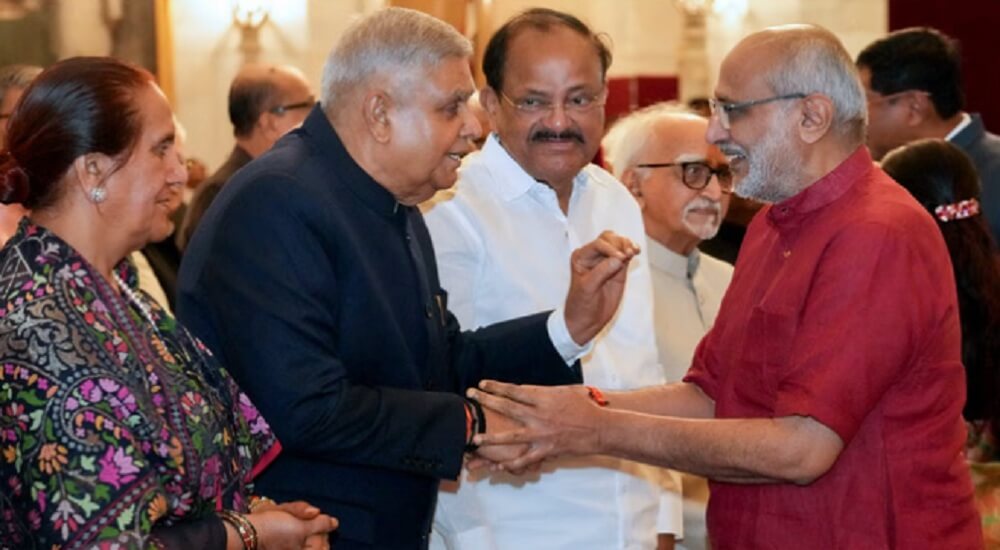 Jagdeep Dhankhar seen first time after resignation