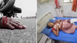 Two killed and three injured including woman in road accident in Banda