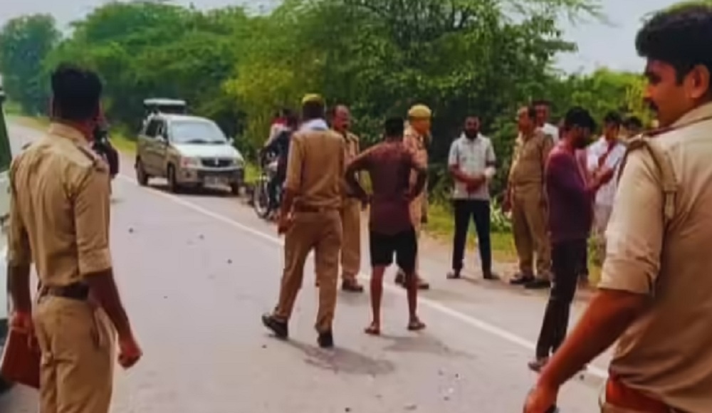 Hamirpur: Uncle and nephew from Banda died in an accident on Kanpur-Sagar highway