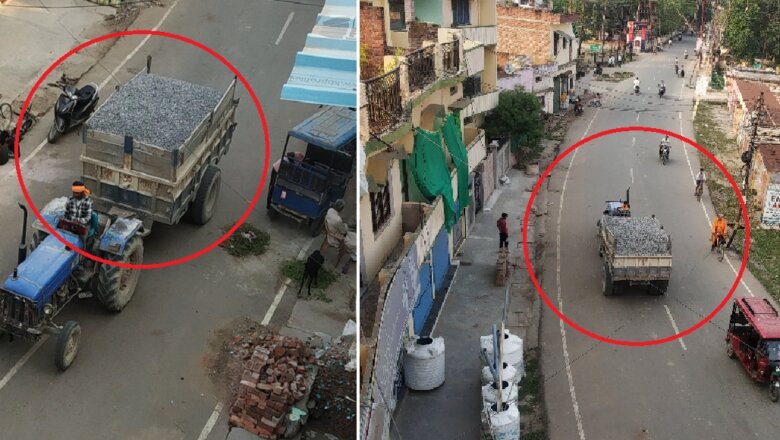 लापरवाही या मिलीभगत? बांदा शहर में काल बनकर दौड़ रहे बालू-गिट्टी के ओवरलोड ट्रैक्टर