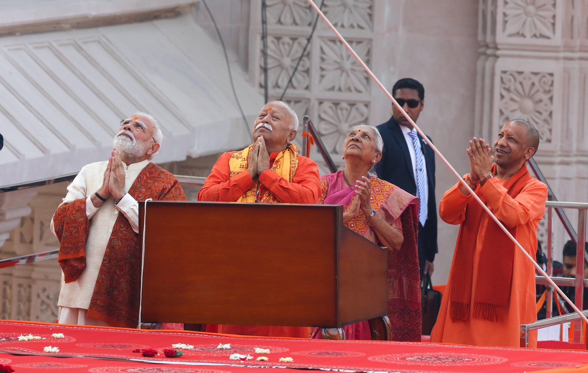 Flag hoisting at Lord Shri Ram's temple in Ayodhya 