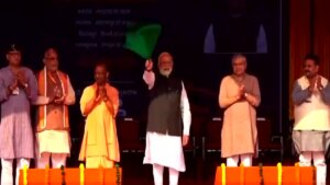 PM Modi flagged off four Vande Bharat trains in Kashi