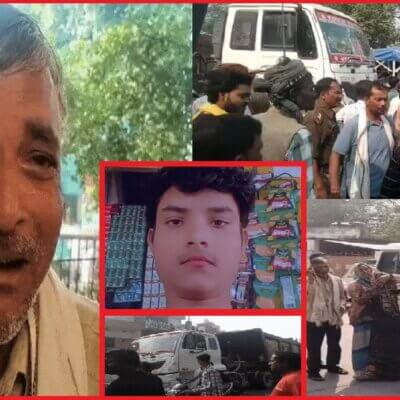 दर्दनाक: बांदा में डंपर ने छात्र को रौंदा..मौके पर ही मौत-भीड़ ने किया हाइवे जाम