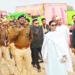 बांदा आयुक्त- DIG ने किया सिमौनी मेले की तैयारियों का निरीक्षण 