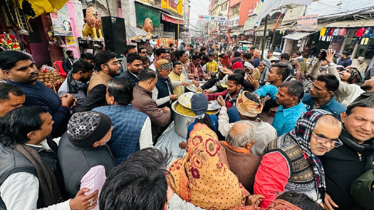 On birthday of Banda MLA cake cut