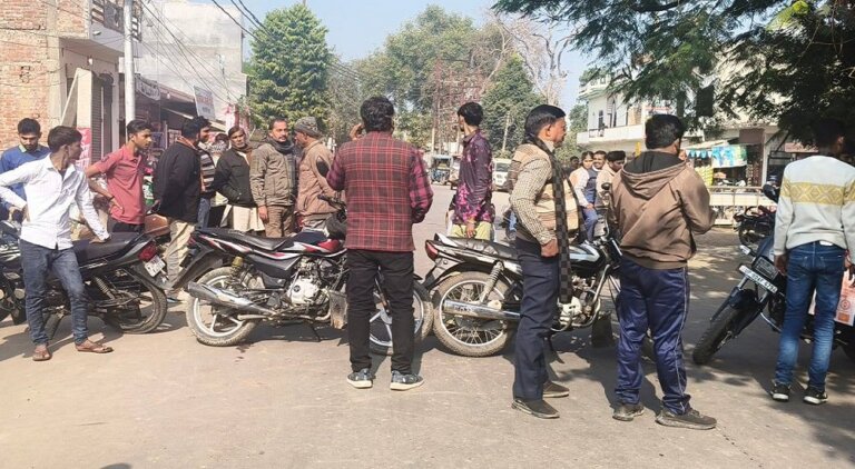 Protests erupt after severed head of cow found near Banda Swaraj Colony