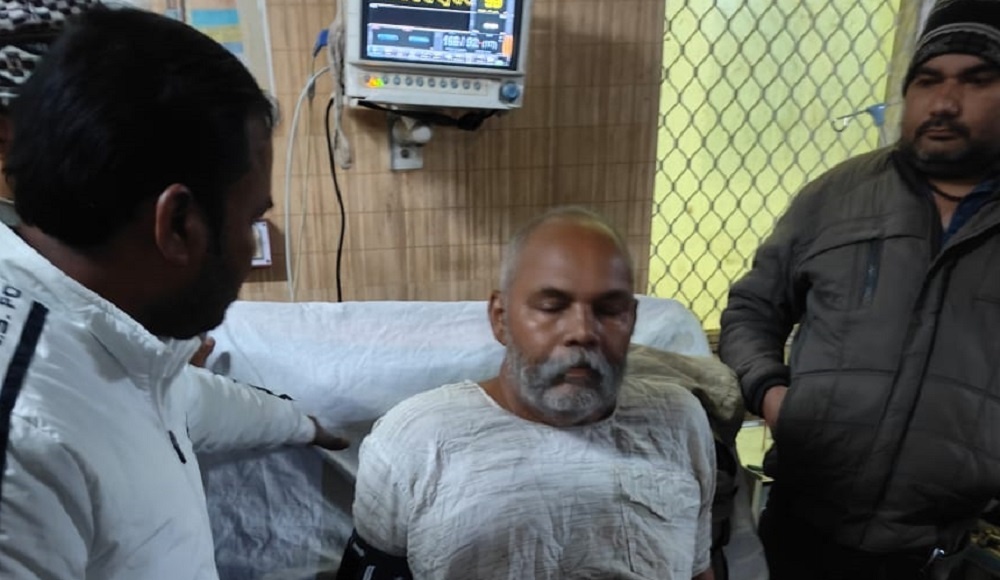 in Banda Convicted criminal shot referred to Lucknow