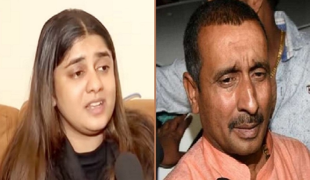 kuldeepsengars reaction after setback supremecourt cameout by her Daughter