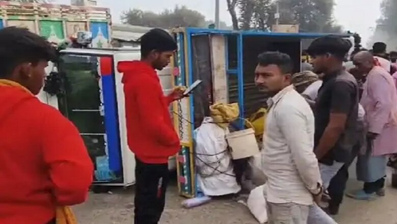 बांदा में दर्दनाक हादसा, पिकअप गाड़ी पलटने से 10 घायल-चार की हालत गंभीर