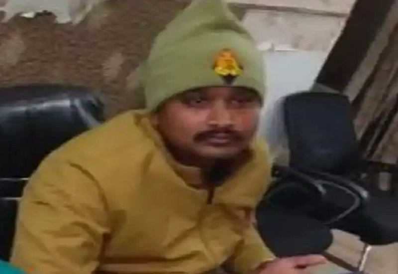 Lucknow police officer arrested red-handed taking bribe sparking uproar 