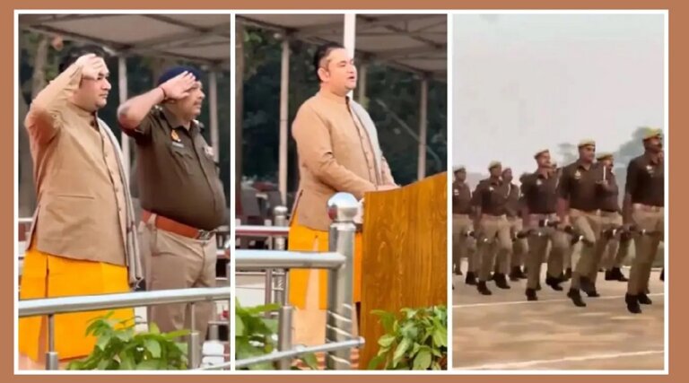 Uproar erupts in UP over guard of honour by up police