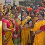 बांदा में धूमधाम से निकली कलश यात्रा