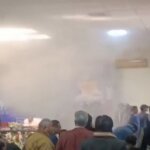 लखनऊ: Mayawati की प्रेस कांफ्रेंस में शार्ट सर्किट से अफरा-तफरी, सुरक्षाकर्मियों ने संभाली स्थिति