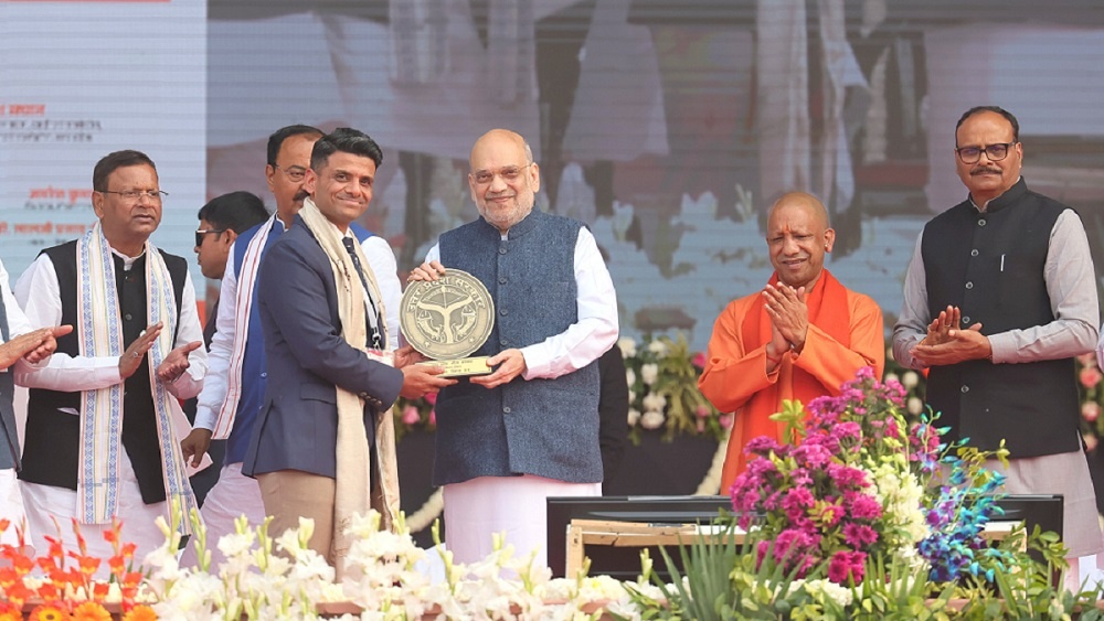Lucknow: Home Minister Amit Shah and CMYogi on 'Uttar Pradesh Day'