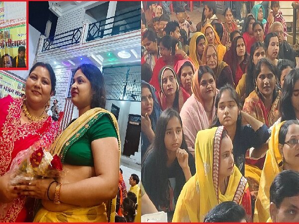 बांदा: पीतांबरा मां के भजनों पर झूमे भक्तगण-खूब लगे जयकारे