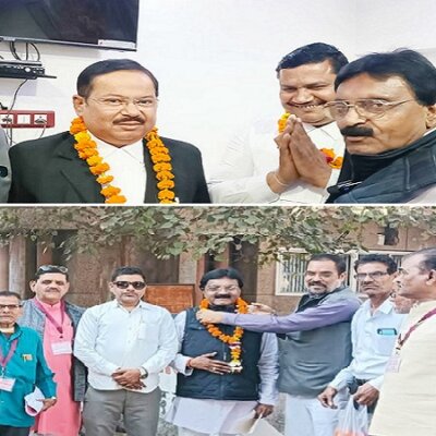 बांदा: कांग्रेस जिलाध्यक्ष ने बार अध्यक्ष-अखंड बुंदेलखंड संयोजक का किया सम्मान