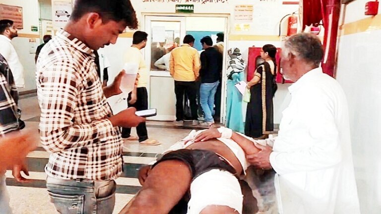 in Banda young man shot Sasur accused