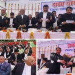 बांदा जिला जज ने दिलाई अधिवक्ता संघ के पदाधिकारियों को शपथ