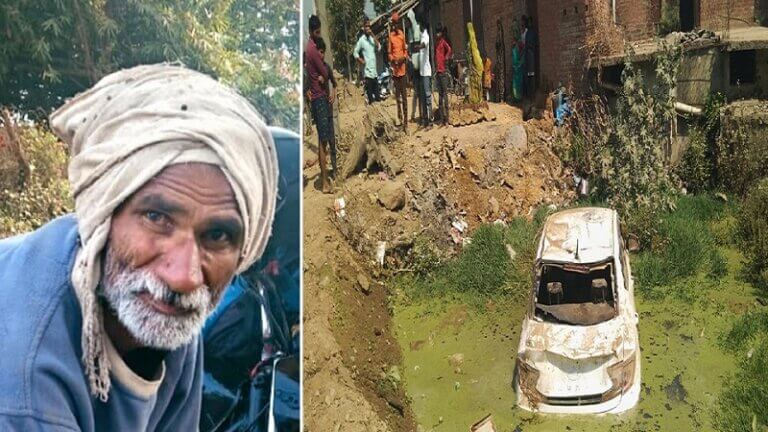 One person died after car crushed bicycle in Banda
