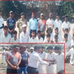 बांदा स्पोर्ट्स स्टेडियम में क्रिकेट ट्रायल में खिलाड़ियों ने दिखाया हुनर