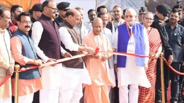 लखनऊ में रक्षामंत्री राजनाथ सिंह ने ग्रीन कॉरिडोर का किया लोकार्पण