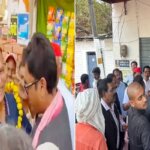 अजब-गजब: बांदा में गैस एजेंसी मालिक को सपाइयों ने पहनाई माला-फिर..