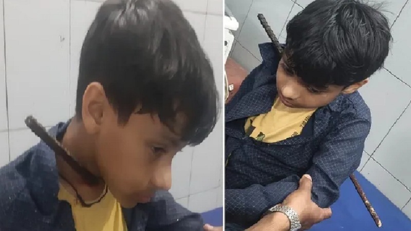 in bunlandshahar everyone is amazed by courage of 13year old rishabh