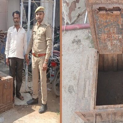 3 कुंटल की तिजोरी हो गई चोरी-6 घंटे में पुलिस ने पकड़ा चोर