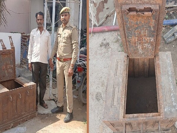 3 कुंटल की तिजोरी हो गई चोरी-6 घंटे में पुलिस ने पकड़ा चोर