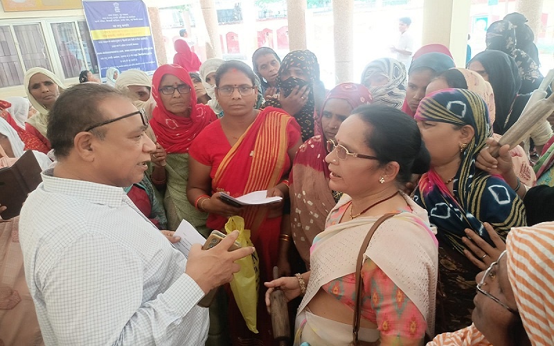 Belan Gang staged massive protest in Banda against smart meter