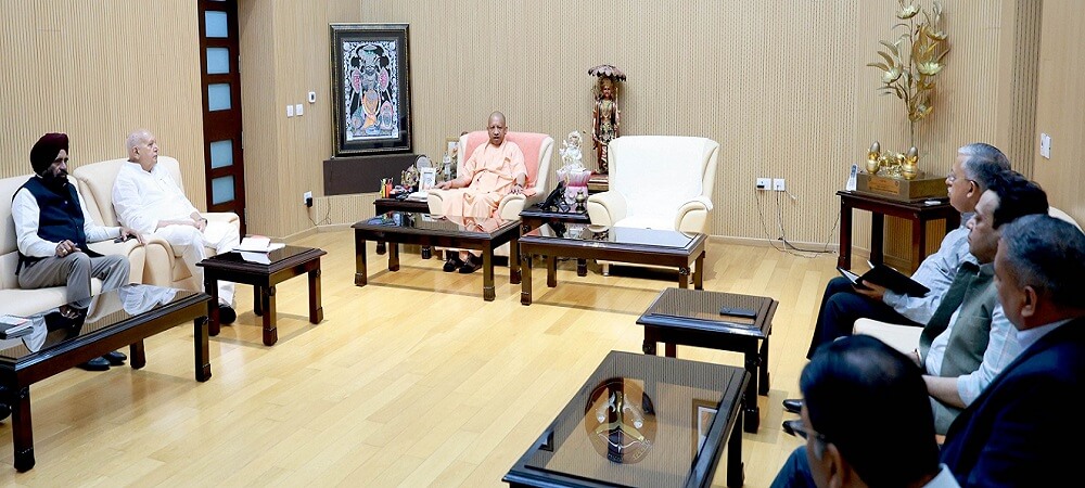 CMYogi held review meeting to discuss compensation to farmers