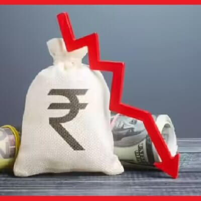 भारतीय रुपये में ऐतिहासिक गिरावट, पहली बार 95.27 प्रति डालर हुआ