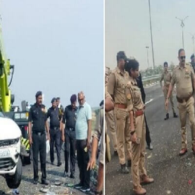 बांदा: बुंदेलखंड एक्सप्रेसवे पर कार पलटी, बेटी की मौत-मां गंभीर, बाबा को भी..