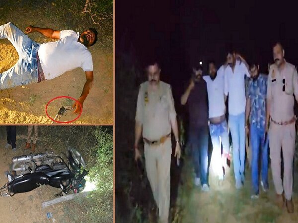 बांदा में मुठभेड़, बिजलीकर्मी बन सिपाही का घर लूटने वाला हिस्ट्रीशीटर घायल-दो गिरफ्तार